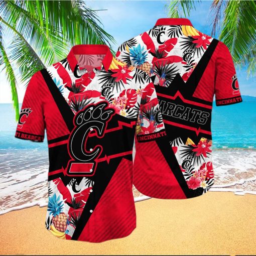 Summer Aloha NCAA Cincinnati Bearcats Hawaiian Shirt Pineapple Pattern