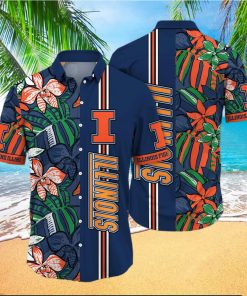 Summer Aloha NCAA Illinois Fighting Illini Hawaiian Shirt Gift For Mom