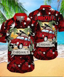 Summer Aloha NCAA Louisville Cardinals Hawaiian Shirt For Summer Lovers