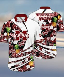 Summer Aloha NCAA Mississippi State Bulldogs Hawaiian Shirt Pineapple Gift For Dad