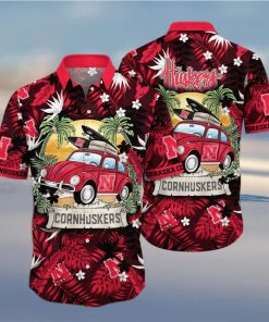 Summer Aloha NCAA Nebraska Cornhuskers Hawaiian Shirt Gift For Sporty Husband