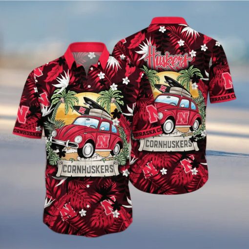 Summer Aloha NCAA Nebraska Cornhuskers Hawaiian Shirt Gift For Sporty Husband