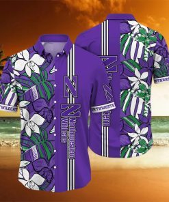 Summer Aloha NCAA Northwestern Wildcats Hawaiian Shirt Beach Gift For Him