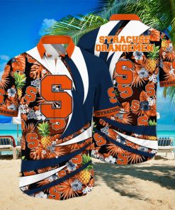 Summer Aloha NCAA Syracuse Orange Hawaiian Shirt Gift For Beach Lovers