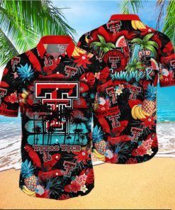 Summer Aloha NCAA Texas Tech Red Raiders Hawaiian Shirt Practical Beach Gift