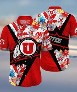 Summer Aloha NCAA Utah Utes Hawaiian Shirt Gift For Beach Trip