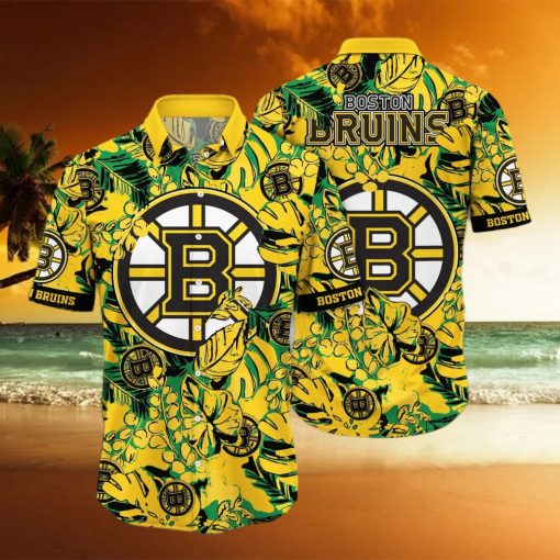 Summer Aloha NHL Boston Bruins Hawaiian Shirt Gift For Beach Vacation