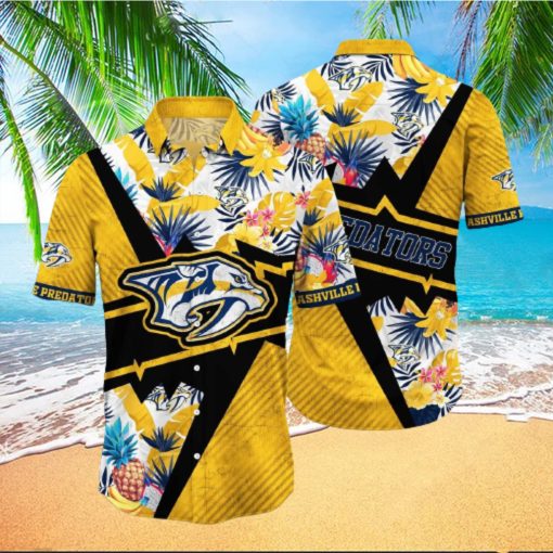 Summer Aloha NHL Nashville Predators Hawaiian Shirt Beach Lovers Gift hawaiian shirt