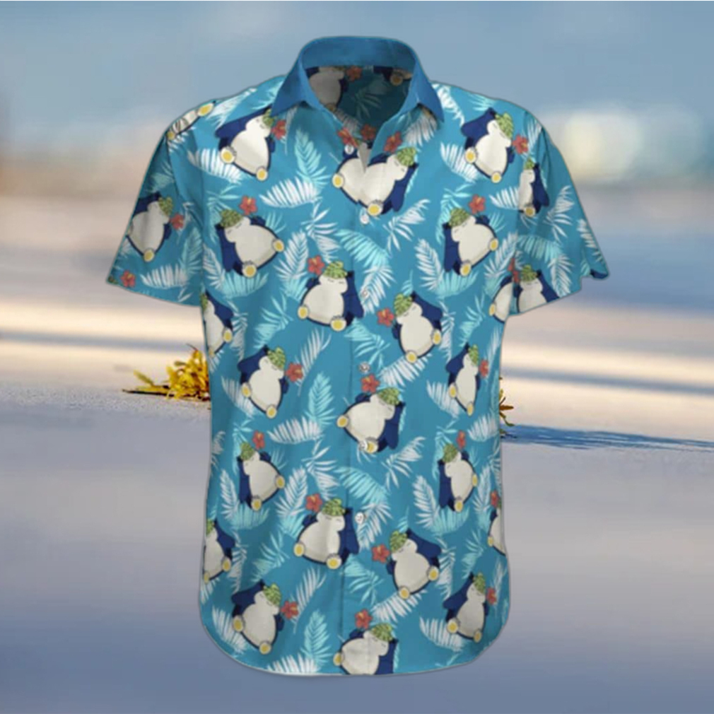 Summer Aloha Snorlax Pokemon Hawaiian Shirt Gift For Beach Vacation -  teejeep