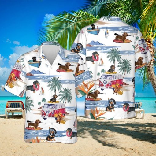 Summer Dog Custom Hawaiian Shirt