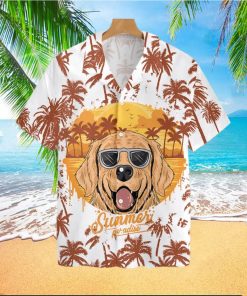 Summer Paradise Golden Retriever Tropical Hawaiian Shirt For Men And Women