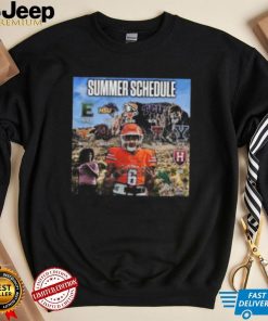 Summer Schedule Football Logo Shirt