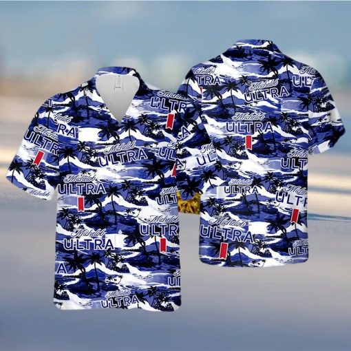 Summer Vibes Michelob Ultra Beer Hawaiian Shirt Island Pattern