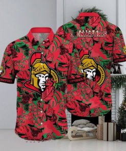 Sunlight Inspired Ottawa Senators NHL Hawaiian Aloha Shirt