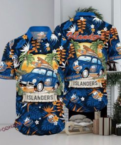 Sunscreen Time New York Islanders Summer Hawaiian Shirt