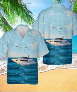 Sunseeker Predator 80 Ship Hawaiian Shirt