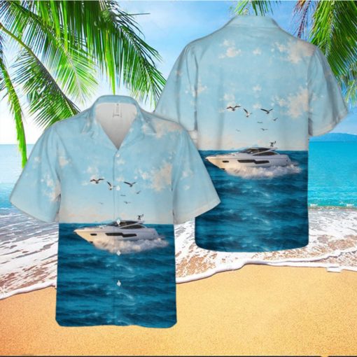 Sunseeker Predator 80 Ship Hawaiian Shirt