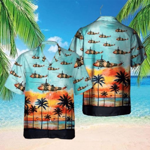 Sunset Beach Belgian Air Force Mk48 Aloha Hawaiian Shirts