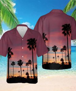 Sunset Venice Beach Unisex Hawaiian Shirts