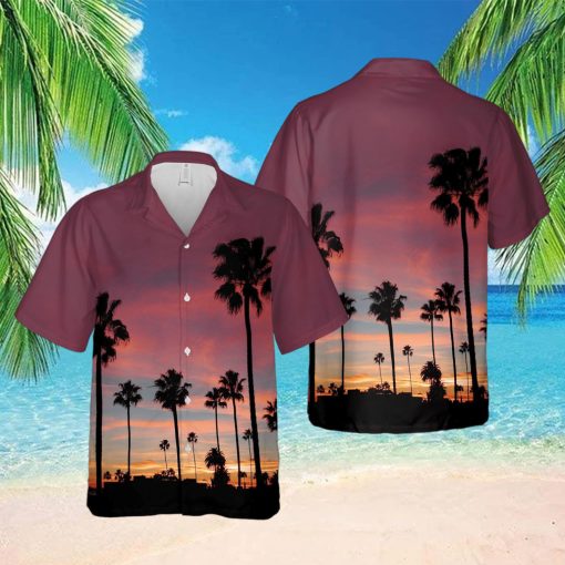 Sunset Venice Beach Unisex Hawaiian Shirts