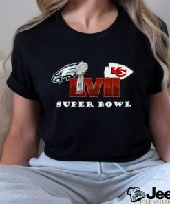 Super Bowl Games 2023 Kansas City and Eagles Football T Shirt