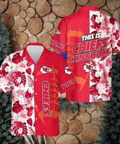 Super Bowl Kansas City Chiefs Hawaiian Shirt This Is Chiefs Kingdom Football Custom Hawaiian Shirts