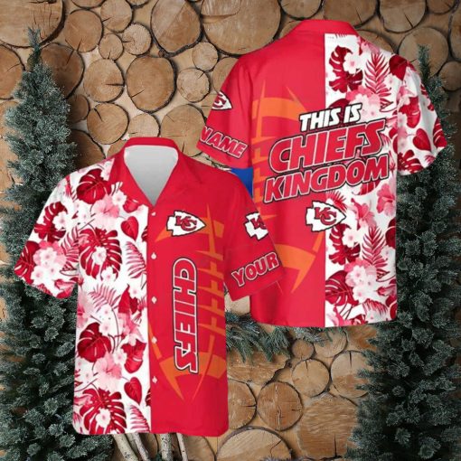 Super Bowl Kansas City Chiefs Hawaiian Shirt This Is Chiefs Kingdom Football Custom Hawaiian Shirts