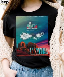 Super Bowl LVII Kansas City Chiefs Vs Philadelphia Eagles 2023 Poster Shirt