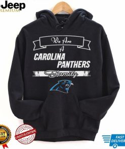 Super Bowl we are a Carolina Panthers family logo shirt