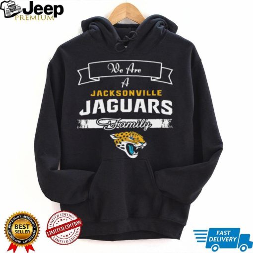 Super Bowl we are a Jacksonville Jaguars family logo shirt