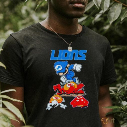 Super Mario Detroit Lions Kansas City Chiefs 2023 Shirt