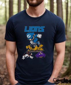 Super Mario Detroit Lions Packers Bears And Vikings T shirt