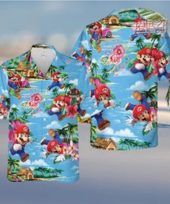 Super Mario Hawaiian Shirt