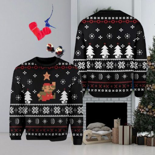 Super Mario Nintendo 3 Christmas Ugly Sweater