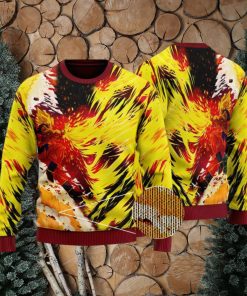 Super Saiyan Goku Kamehameha DBZ Art Ugly Sweater