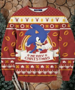 Super Sonic Ugly Christmas Sweater Perfect Holiday Gift