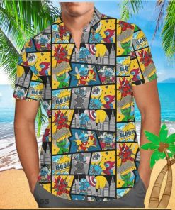 Superhero Stitch Comic Book Disney Lovers Hawaiian Shirt