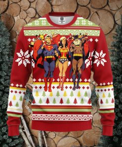 Superman Batman Wonder Woman Ideas Ugly Christmas Sweater Gift Thanksgiving