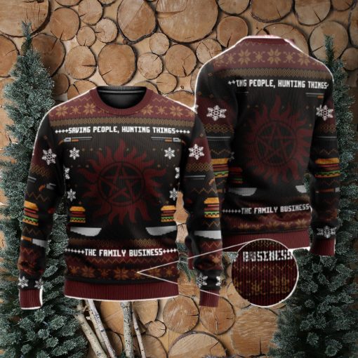 Supernatural 3D All Over Printed Christmas Ugly Sweater Men And Women Gift