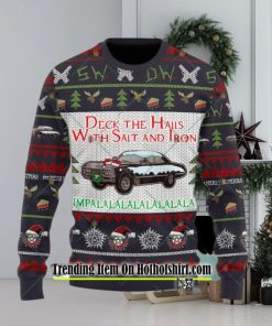 Supernatural Deck The Halls With Salt And Iron Ugly Christmas Sweater