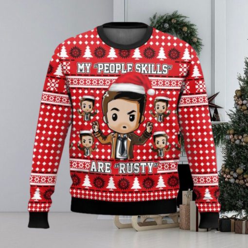 Supernatural My People Skills Are Rusty Ugly Sweater