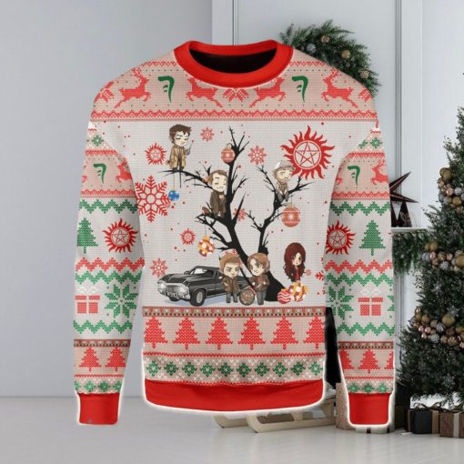 Supernatural Ugly Christmas Sweater Xmas Gift Men And Women Christmas Sweater