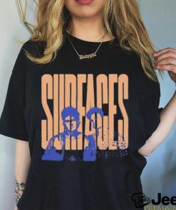 Surfaces music store stencil off t shirt