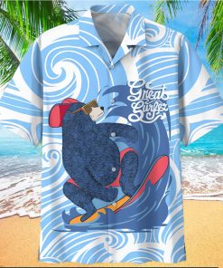 Surfing Blue Nice Design Unisex Hawaiian Shirt