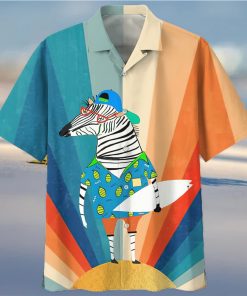 Surfing Colorful Unique Design Unisex Hawaiian Shirt