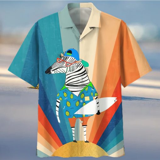 Surfing Colorful Unique Design Unisex Hawaiian Shirt