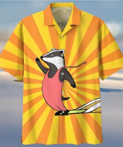 Surfing Yellow Amazing Design Unisex Hawaiian Shirt