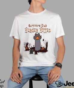 Survivors Club Murder Mitten Cat Halloween 2023 T Shirt