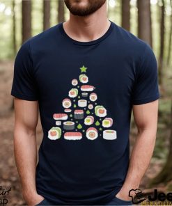 Sushi christmas tree pajama cool japanese food x mas t shirt