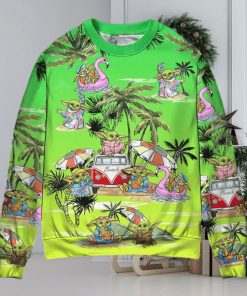 Sw Disney Baby Yoda Cool Ugly Christmas Sweater